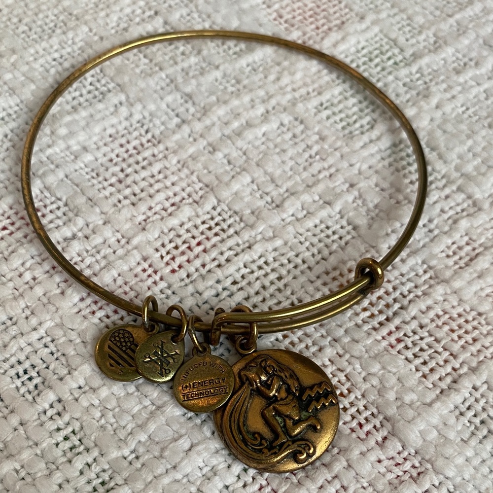 ☀️ Alex and Ani Aquarius Charm Bangle Bracelet ☀️